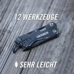 Gerber Mini-Tool Dime Mit 12 Werkzeugen -Heimwerkzeuge Geschäft 150044 4905 AB 02