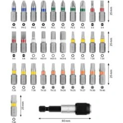 Bosch Schrauberbit-Satz 32-teilig -Heimwerkzeuge Geschäft 3165140761734 1