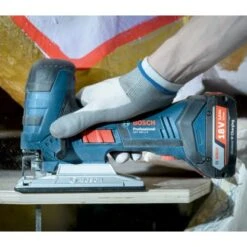 Bosch Professional Akku-Stichsäge GST 18 V-LI S Solo Mit 4 Stichsägenblättern -Heimwerkzeuge Geschäft 3368867 A 01