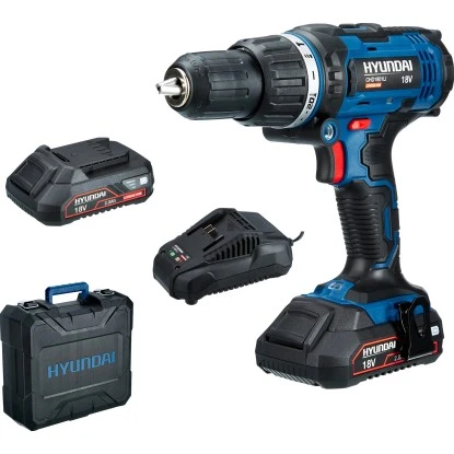 Hyundai 18 V Akku-Schlagbohrschrauber CHD1801LI Inkl. 2 Ah Akkus Mit Koffer 3 Hyundai 18 V Akku-Schlagbohrschrauber CHD1801LI Inkl. 2 Ah Akkus Mit Koffer