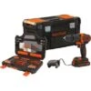 Black & Decker Black+Decker 18 V Akku-Schlagbohrschrauber BDCHD18S1KA Inkl. 1,5 Ah Akku