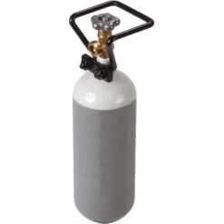 Rothenberger Sauerstoff-Leichtstahlflasche Gefüllt 2 L