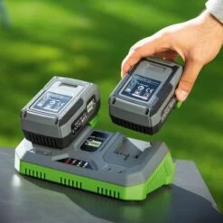 LUX 20 V Doppel-Schnellladegerät 1 PowerSystem -Heimwerkzeuge Geschäft 4007871960552 A 01