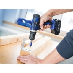 LUX-TOOLS 20 V Akku-Bohrschrauber ABS-20Li Inkl. 1,5 Ah Akku, Mit Koffer -Heimwerkzeuge Geschäft 4007873808036 A01 28 03 18