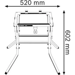 Bosch Professional Transport- Und Arbeitstisch GTA 600 -Heimwerkzeuge Geschäft 56773 4722 lv6148112gta600