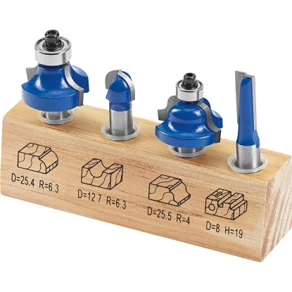 LUX HM Oberfräser-Set 4-teilig 3 LUX HM Oberfräser-Set 4-teilig