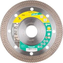 Wolfcraft Diamant-Trennscheibe Pro Ceramic Für Winkelschleifer Ø 115 Mm