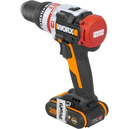 Worx 18 V Akku-Schlagbohrschrauber Mit Hammerfunktion - WX354,inkl. 2 Ah Akku 3 Worx 18 V Akku-Schlagbohrschrauber Mit Hammerfunktion - WX354,inkl. 2 Ah Akku