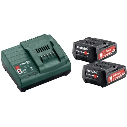 Metabo Basic-Set 12 V Mit 2 Akkus 2,0 Ah 3 Metabo Basic-Set 12 V Mit 2 Akkus 2,0 Ah