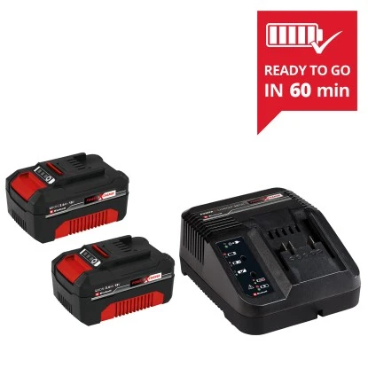 Einhell Power X-Change Starter-Kit 2x 18 V (3 Ah) Und Ladegerät 3 Einhell Power X-Change Starter-Kit 2x 18 V (3 Ah) Und Ladegerät