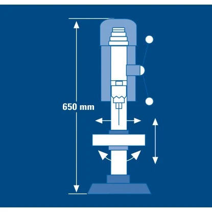 Einhell Säulenbohrmaschine BT-BD501 Mit 9-facher Drehzahlabstufung 500 W 14 Einhell Säulenbohrmaschine BT-BD501 Mit 9-facher Drehzahlabstufung 500 W – Bild 12